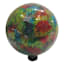 Shatter Mosaic Glass Garden Gazing Ball with Rubber Cap, 10"