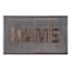 Paw Home Bronze Rubber Doormat, 18x30
