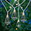 10-Count LED Silver Plated Diamond String Light Set, Battery Operated
