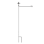 Fleur-De-Lis Yard Garden Pole, 43"