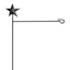 Star Garden Flag Holder, 45"