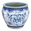 Tuscan Mosaic Tile Ceramic Outdoor Planter, Large