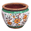 Tuscan Mosaic Tile Ceramic Outdoor Planter, Small