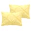 Pretty Pleats Yellow Comforter, Full/Queen