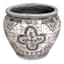 Grey Mosaic Tile Ceramic Outdoor Planter, Large