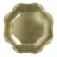 Shiny Gold Scalloped Charger Plate