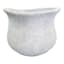 Wavy Rim Ceramic Outdoor Planter, Small