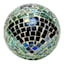 Ty Pennington Blue Mosaic Patterned Decorative Orb, 4"