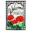 Welcome to Our Porch Garden Flag, 18"