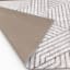 (D584) Venus Grey Geometric Area Rug, 5x7