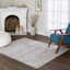 (D584) Venus Grey Geometric Area Rug, 5x7