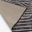 (D563) Venus Black & Grey Area Rug, 4x6