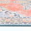 (D561) Venus Pink Multicolor Medallion Area Rug, 7x10
