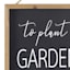 Garden Sentiment Wooden Wall Sign, 18"