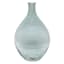 Ty Pennington Sea Blue Seeded Glass Vase, 13.5"
