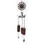 Sun Face Tiered Metal Wind Chime, 39"
