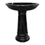 Providence Beauly Black Outdoor Birdbath, 22.8"