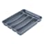 Large Silverware Organizer Tray, Grey