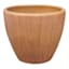 Indoor Wood-Look Clay Pot, Small