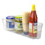 Clear Fridge Organizer Bin with Handles, Small