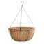 Coco Hanging Metal Wire Planter, Medium