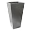 Sonata Silver Recycled Outdoor Planter, 28"