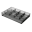 10-Compartment Black Metal Drawer Organizer