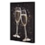 12X16 Champagne Glasses Canvas
