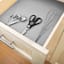 Premium Grip Shelf Liner, Grey