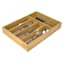 Bamboo Wood Cutlery Tray, 10x14