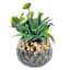 Succulent Mix with Copper Textured Planter, 9"