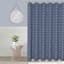 Blue Crossover Embroidered Shower Curtain, 72"