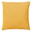 Ewell Yellow Velvet Throw Pillow, 17"