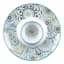 Blue Paisley Melamine Chip & Dip Tray, 13"