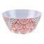 Warm Paisley Large Melamine Serving Bowl, 10"
