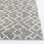 (D558) Salinas Gray & White Diamond Design Area Rug, 8x10