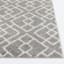 (D558) Salinas Grey & White Diamond Design Area Rug, 8x10