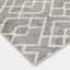 (D558) Salinas Grey & White Diamond Design Area Rug, 8x10