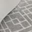 (D558) Salinas Grey & White Diamond Design Area Rug, 8x10