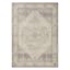 (D576) Honeybloom Grand Villa Taupe Medallion Area Rug, 5x7