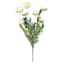 White Peony Floral Spray, 21"