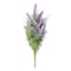 Purple Heather Floral Spray, 21"