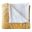 Yellow Herringbone Plush Sherpa Throw Blanket, 50x60