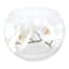 Laila Ali White Orchid in Glass Bowl, 8"