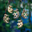10-Count LED Silver Moon & Star String Light Set, Battery Operated