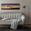 California Sunset High Gloss Canvas Wall Art, 60x20