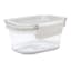 White Airtight Food Storage Container, 12oz