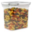 White Airtight Food Storage Container, 100oz