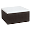Providence Black & White Seagrass Decorative Box, 7"