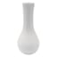 White Ceramic Vase, 6"